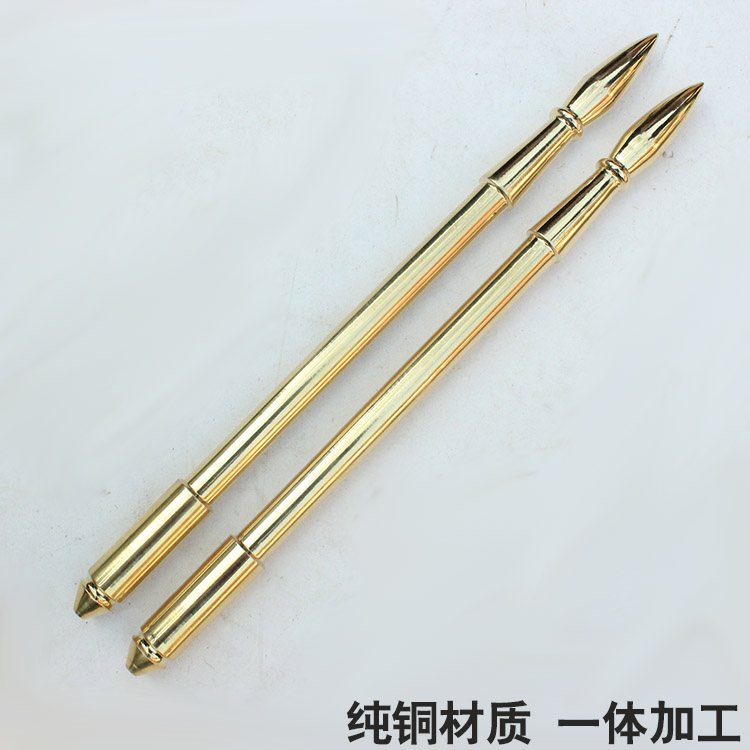 纯铜黄铜判官笔点穴笔武术器械短兵器厂家批发定做-一体加工