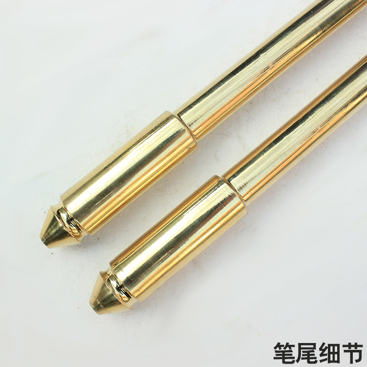 纯铜黄铜判官笔点穴笔武术器械短兵器厂家批发定做-笔尾造型